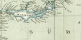 Deutsche Kolonien Pazifik Karte Lithographie 1896 Original der Zeit