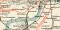 Londoner Untergrundbahnen und übriges Bahnnetz historische Landkarte Lithographie ca. 1900