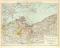 Mecklenburg und Pommern historische Landkarte Lithographie ca. 1898