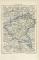 Posen historische Landkarte Lithographie ca. 1897