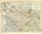 Rheinprovinz Westfalen Hessen Nassau und Grossherzogtum Hessen I. Nördlicher Teil historische Landkarte Lithographie ca. 1900