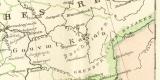 Russland Historische Karte Lithographie 1899 Original der...