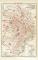Turin historischer Stadtplan Karte Lithographie ca. 1897