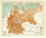 Infektionskrankheiten Deutsche Reich I. Karte...