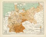 Infektionskrankheiten Deutsche Reich II. Karte...