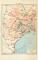 Tokio historischer Stadtplan Karte Lithographie ca. 1900