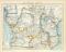 Äquatorial - Afrika historische Landkarte Lithographie ca. 1895