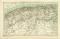 Algerien und Tunesien historische Landkarte Lithographie ca. 1896