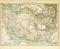 Westasien II. historische Landkarte Lithographie ca. 1897