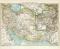 Westasien II. historische Landkarte Lithographie ca. 1898