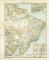 Brasilien historische Landkarte Lithographie ca. 1896
