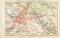 Dresden und weitere Umgebung historischer Stadtplan Karte Lithographie ca. 1898
