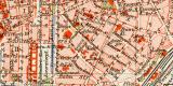 Düsseldorf historischer Stadtplan Karte Lithographie...