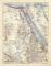 &Auml;gypten Darfur Abessinien historische Landkarte Lithographie ca. 1906