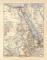 &Auml;gypten Darfur Abessinien historische Landkarte Lithographie ca. 1910