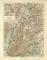 Baden historische Landkarte Lithographie ca. 1905
