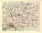 Brandenburg historische Landkarte Lithographie ca. 1904