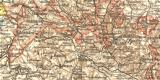 Braunschweig Lippe Waldeck historische Landkarte...