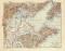 Provinzen Tschi-Li Schan-Tung historische Landkarte Lithographie ca. 1910