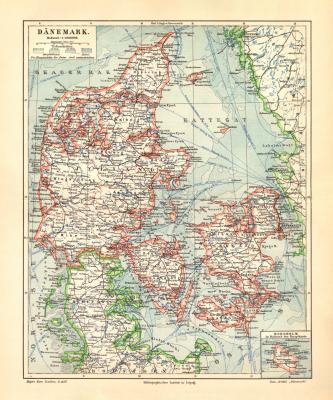Alte historische Landkarte Süd Polarländer Karte Lithographie 1908 