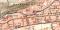 Elberfeld Barmen historischer Stadtplan Karte Lithographie ca. 1908