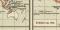 Geschichte der Erdkunde II. historische Landkarte Lithographie ca. 1909