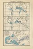Geologische Formationen V. - VI. historische Landkarte...