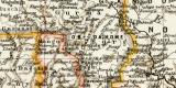 Oberguinea Westsudan historische Landkarte Lithographie ca. 1905