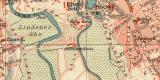Hannover historischer Stadtplan Karte Lithographie ca. 1904