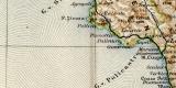 Italien S&uuml;dliche H&auml;lfte historische Landkarte...
