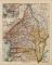 Kamerun historische Landkarte Lithographie ca. 1918