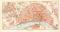 Köln historischer Stadtplan Karte Lithographie ca. 1912