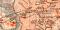 Neapel + Umgebung historischer Stadtplan Karte Lithographie ca. 1907