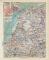 Niederlande historische Landkarte Lithographie ca. 1914