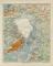 Nord Polarl&auml;nder historische Landkarte Lithographie ca. 1910