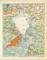 Nord Polarländer historische Landkarte Lithographie ca. 1912