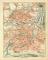 Strassburg historischer Stadtplan Karte Lithographie ca. 1909