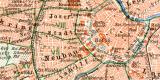 Wien Übersicht historischer Stadtplan Karte...