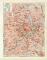 Wien historischer Stadtplan Karte Lithographie ca. 1912