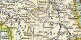 Äquatorial - Afrika historische Landkarte Lithographie ca. 1911