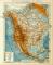Physikalische Karte von Amerika I. Nordamerika historische Landkarte Lithographie ca. 1908