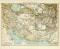 Westasien II. historische Landkarte Lithographie ca. 1900