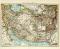 Westasien II. historische Landkarte Lithographie ca. 1912