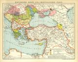 Historische karte zur orientalischen Frage historische...