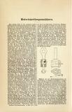 Materialprüfung historische Bildtafel Holzstich ca. 1904