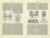 Dampfmaschine Tafel Buchdruck ca. 1904