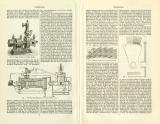 Dampfturbine Tafel Buchdruck ca. 1904
