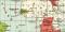 Einheits- und Ortszeit historische Landkarte Lithographie ca. 1912