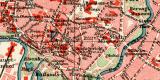 Braunschweig historischer Stadtplan Karte Lithographie...