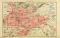 Aachen historischer Stadtplan Karte Lithographie ca. 1906